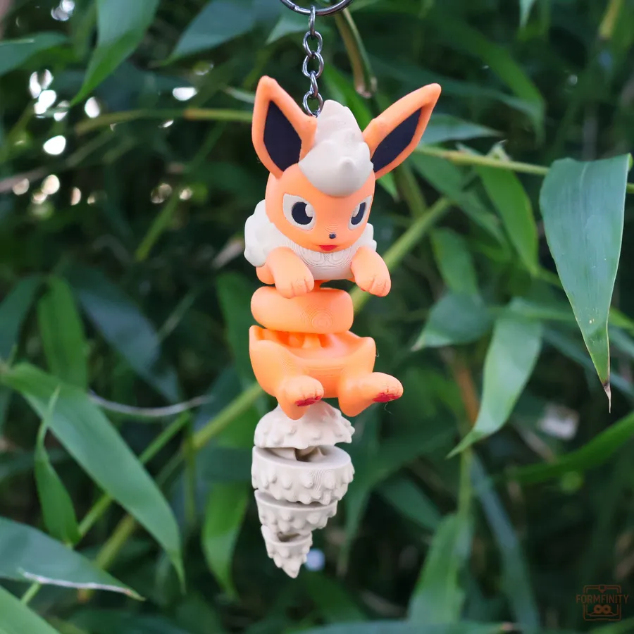 Flareon Flexi Articulated Keychain