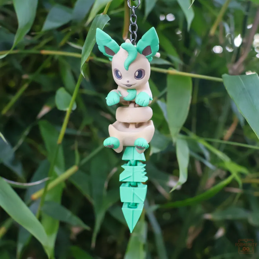 Leafeon Flexi Articulated Keychain